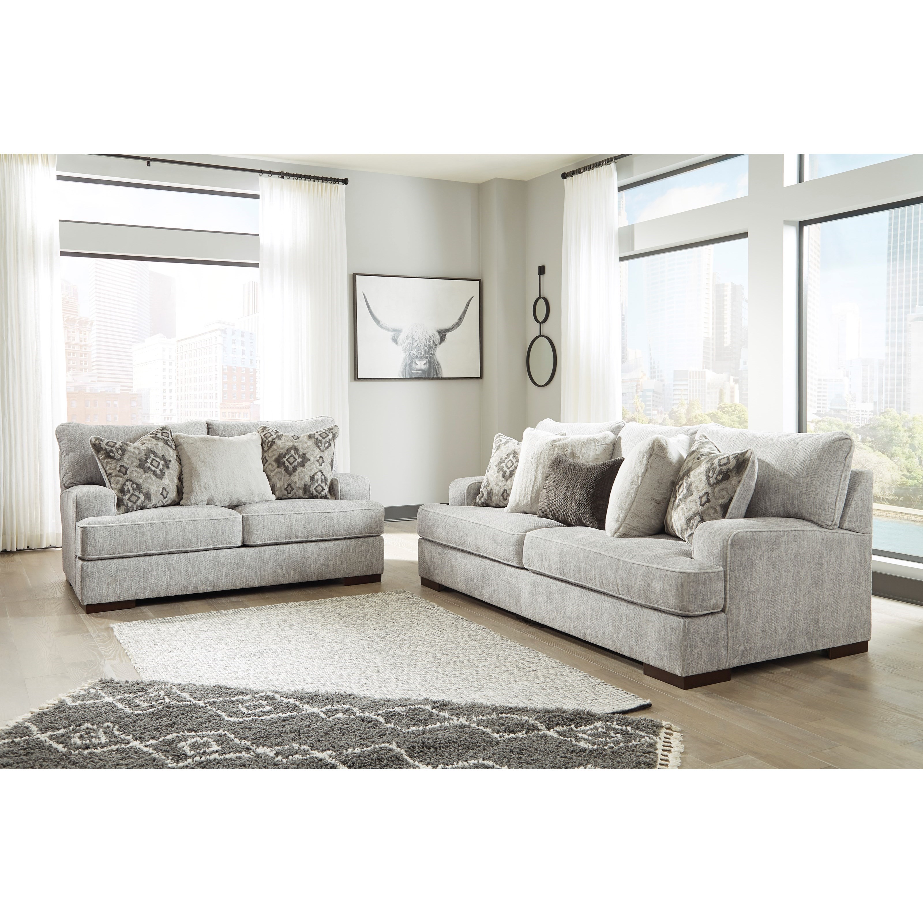 City hot sale furniture loveseat